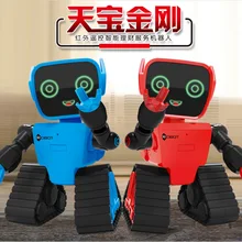 Chiger интеллектуальное Программирование робот сенсорный/Дистанционное/Голосовое управление зондирование USB зарядка интерактивная игрушка RC подарок на день рождения для детей