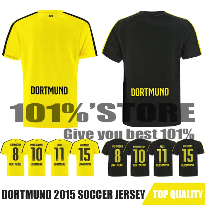 NEW Top! Camisa Borussia Dortmund 15 16 Soccer Jerseys ...