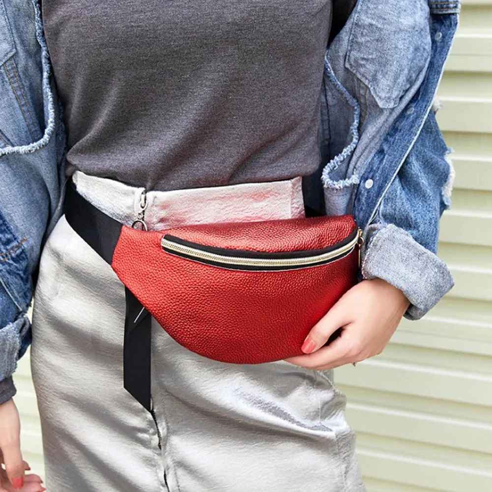 

Women Waist Bag Belt Bag Fanny Pack Bags For Women 2018 Pu Leather Chest Bag Vintage Small Belt Money Purse