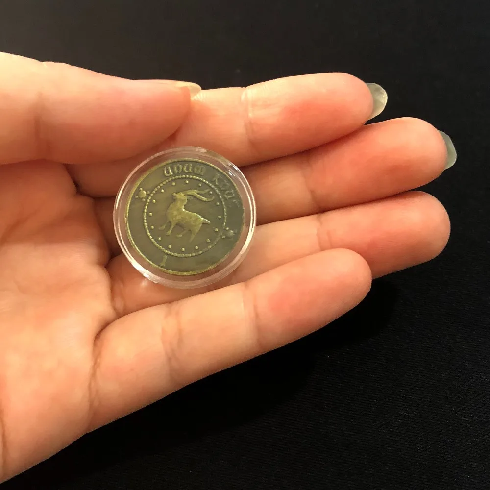 Харри Поттер Хогвартс Гринготтс банк монета Косплей коллекция монеты волшебство мир благородный Хэллоуин Рождественские подарки 3D Coopper