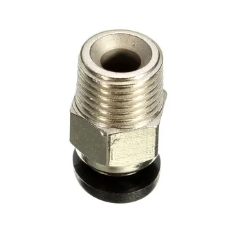 

3D Printer PC4-01 Pneumatic Connector For 1.75mm 3mm PTFE Tube Quick Coupler Feed inlet For J-head Fittings Reprap Hotend