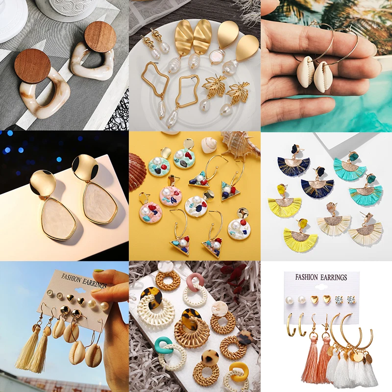 

IF YOU Fashion Real Pearl Shell Tassel Earrings For Women Bohemian Shell Cowrie Statement Dangle Earrings 2019 New Jewelry