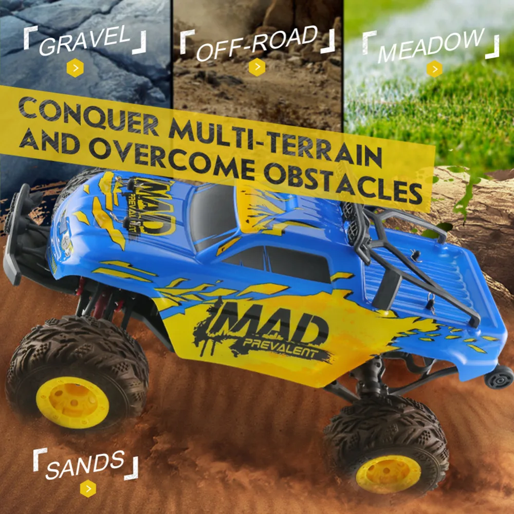 

New 1:12 Scale 40km/h Electric RC Car 2.4G 4WD Short-course Four-wheel Drive Truck Remote Control Car Toy for Kids Wholesale