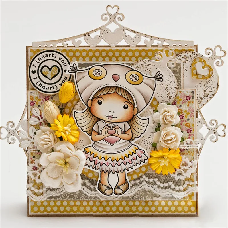 

Naifumodo 1 Pcs/lot Metal Cutting Dies Scrapbooking for Card Making DIY Embossing Cuts New Craft Die Window Frame