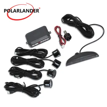 

22.5mm 12V Car LED Parking Sensor Kit Display 4 Sensors Backup Radar Monitor System for all cars Reverse Assistance