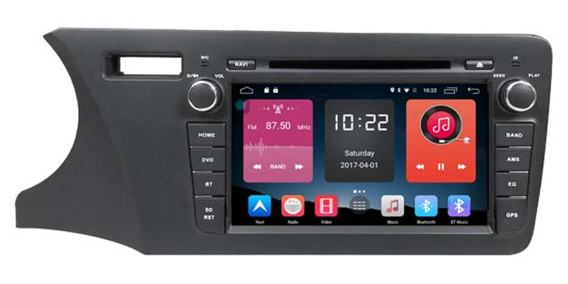 Clearance Liislee For Honda City 2014 LHD Stereo Android Radio DVD Player BT Wifi GPS MAP NAV Navigation 1080P System Original NAVI Design 5