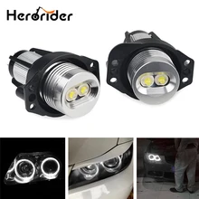 2 шт. для BMW E90 E91 6500k Светодиодные Габаритные огни «глаза ангела» светильник лампочка для BMW E90 седан/Салон 03,2005-09,2008 E91 Touring 09,2005-09,2008