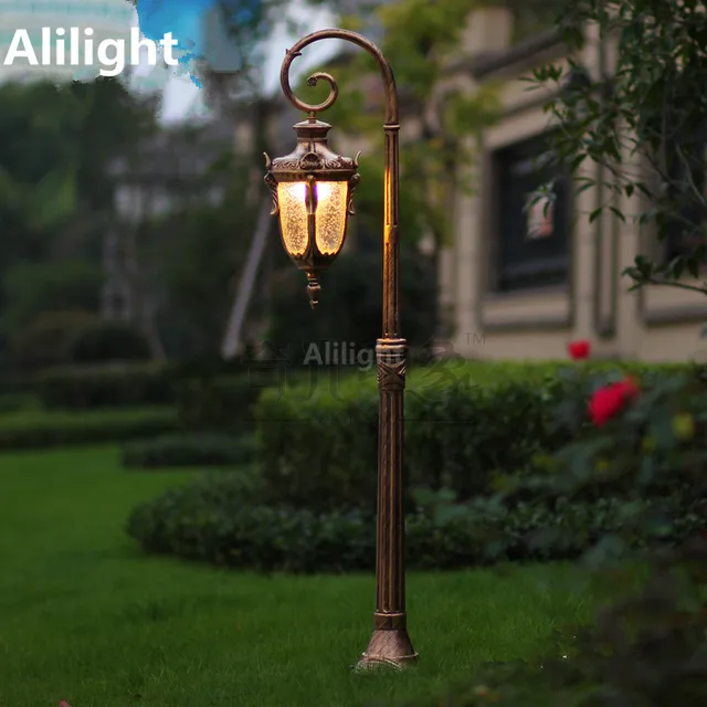 europe classical outdoor lighting retro garden light led street lamp