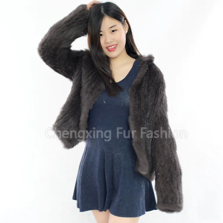 

CX-G-A-107 Real Rabbit Fur Lady Winter Fashion Jackets