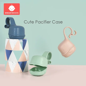

Cute Baby Pacifier Nipple Box Storage Case Infant Portable Travel Soother Holder Newborn Snack Box Clean Carrying Container