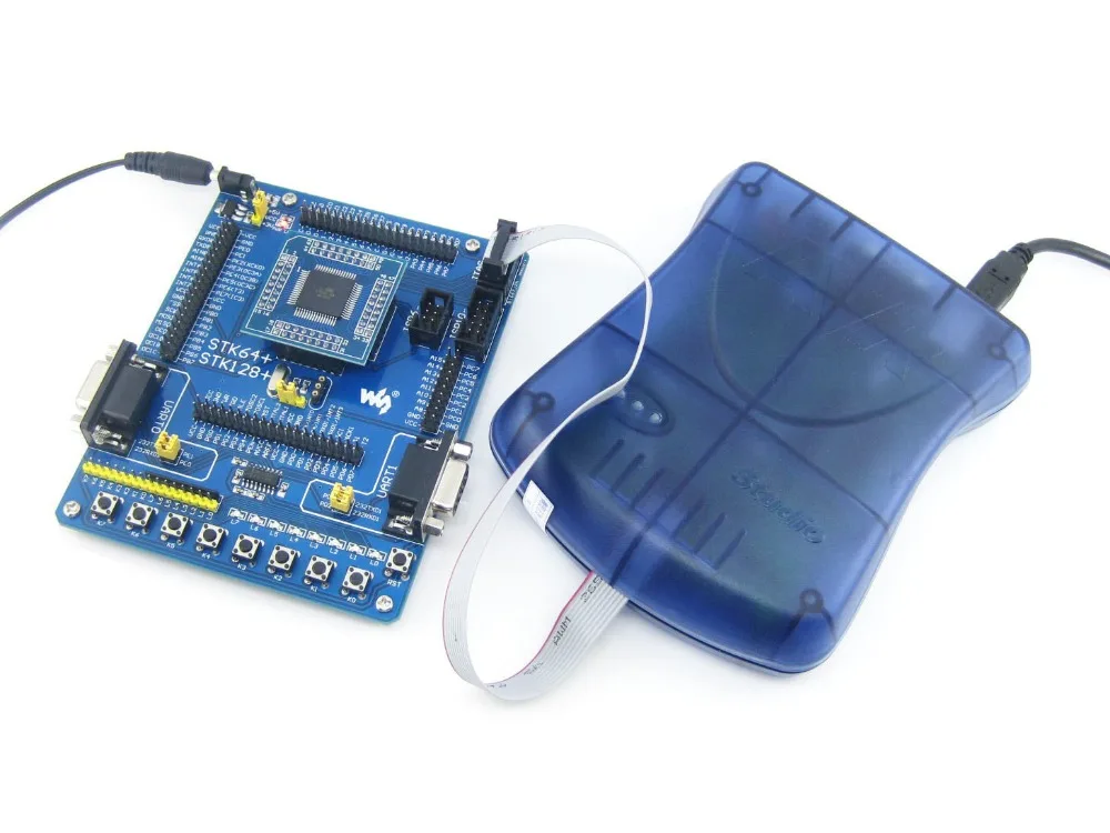 AVR ATmega128 ATmega128A ATMEL комплект макетной платы + 2 шт. AU основная плата = Waveshare STK128 Premium|board