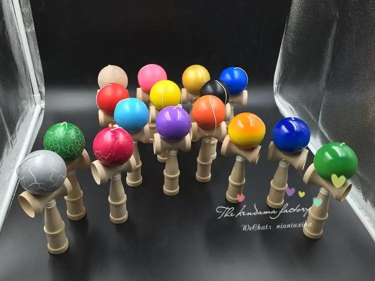 100 шт Размеры: 18.5 см забавные традиционные японские игры Kendama Бал красочный дань профессиональный