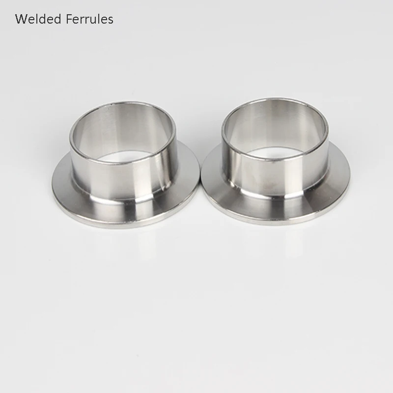 

3/4" 1" 1 1/4" 1 1/2" 2" 1pc Sanitary Stainless Steel 304 Ferrule Adapter Tri Clamp Welded Ferrule Union for Coupling