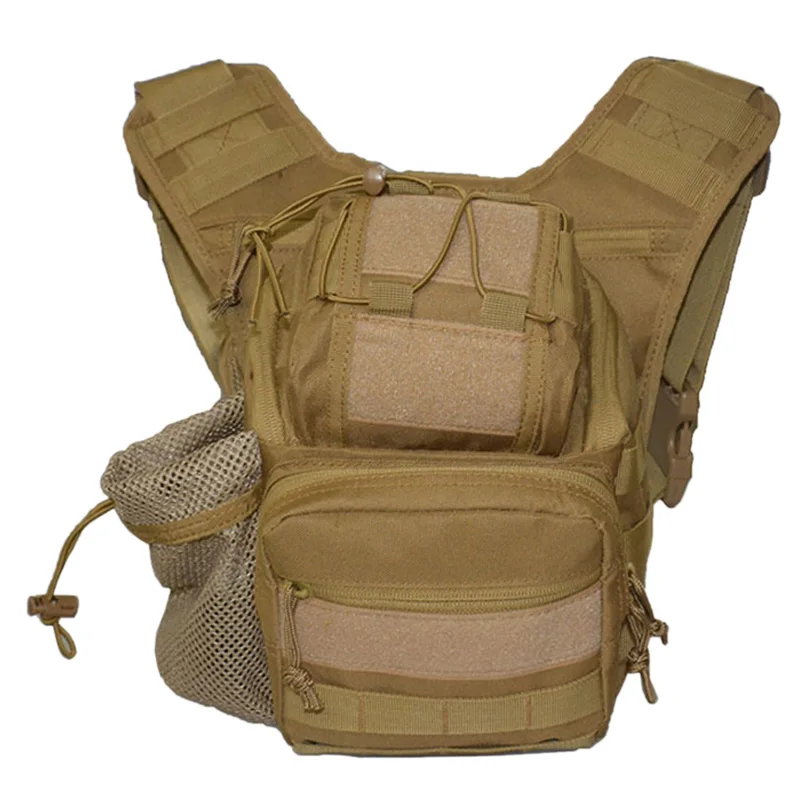 

600D Oxford Cloth Shoulder Messenger Backpack Molle Camouflage Travel Camera Back Pack Camping Hiking Saddle Bag