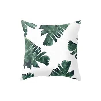 

Polyester Diy Custom Cushion Square Dark Green Cactus Flower Custom Explosion Models Star Wedding Gift Textile 45x45
