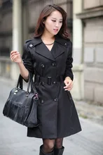 women jacket spring jacket women Spring fashion new long section was thin casual windbreaker jacket free shipping