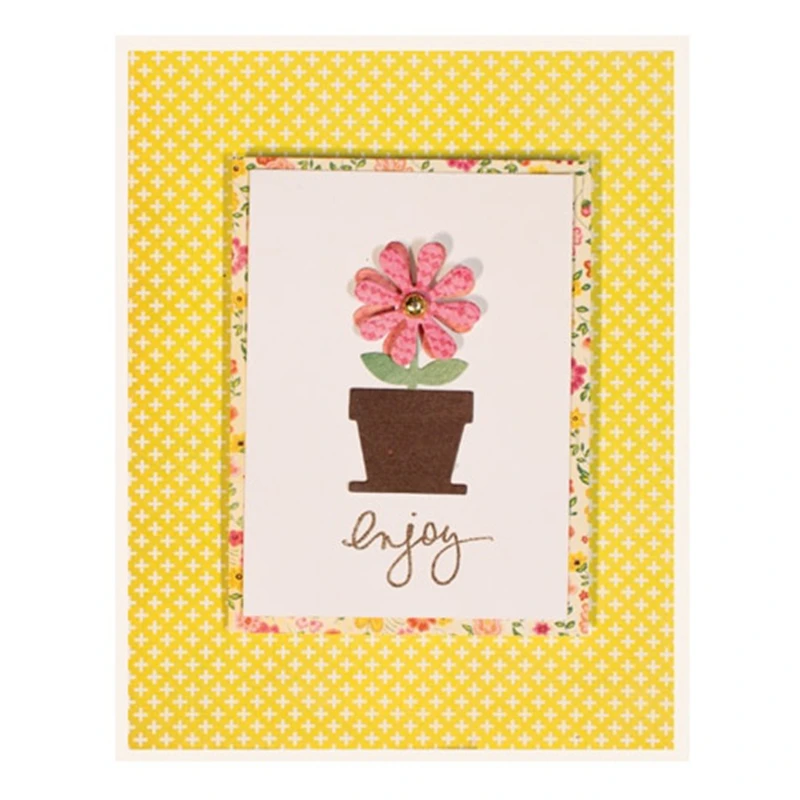 

Flower Watering Can Shovel Flowerpot Sets Metal Cutting Dies For Photo Album Decorative Embossing DIY Paper Cards Die Cutting