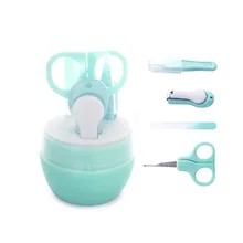 4 шт. уход за младенцем уход за здоровьем маникюрный набор Уход за детскими ногтями Удобный кусачки для ногтей Триммер Удобная Повседневная Детская щетка для волос наборы ухода