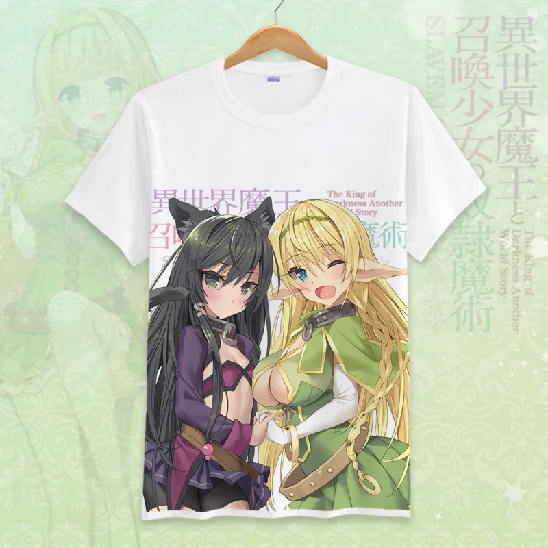 

How Not to Summon a Demon Lord Cosplay Tshirt Tees Top Short Sleeve T Shirt For Men Women