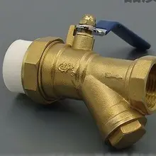 Латунный PPR Y фильтр соединение розетка трубка O/D 25 мм x 3/" BSP Женская резьба