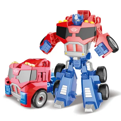 Лидер продаж! 12 см спасательные боты автомобиль игрушки трансформация робот фигурки игрушки для детей подарок для ребенка - Цвет: Without Original Box
