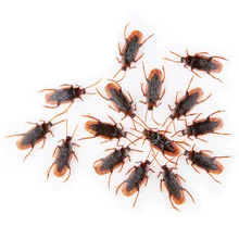 Prank Funny Trick Joke Toys Special Lifelike Model Simulation Fake Rubber Cockroach Cock Roach Bug Roaches Toy