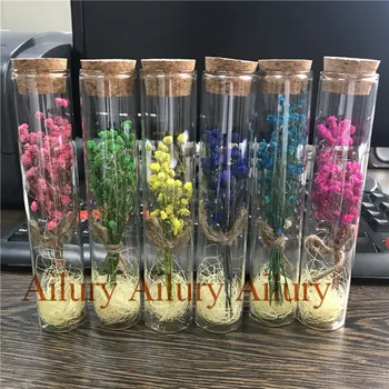 

50%off,variet dried flower drift bottles, natural cork full of stars dried flowers decorative ornaments ins wind gift