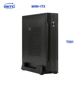 

2019 Thin itx mini case HTPC home theater Horizontal itx enclosure SECC PC computer Cabinet mini-atx gaming desktop chassis