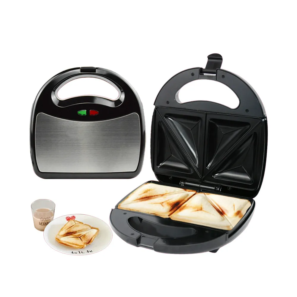 

Electric Sandwich Maker Household Mini Grill Bread Waffle Pancakes baking Machine Non-stick Iron Pan Cake Oven 750 watts EU