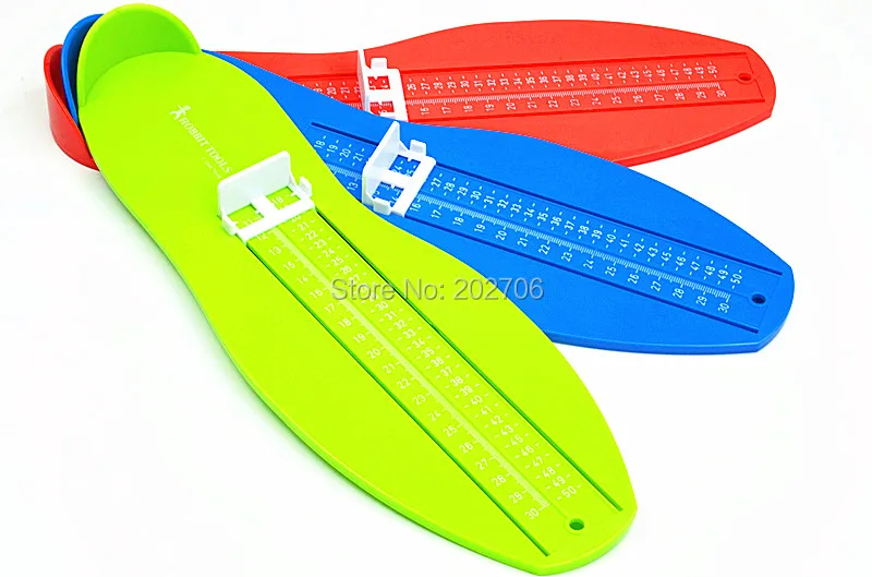 Misuratore Di Piedi Bambino - Regolabile, Misure UK/EU, Con Metro A Nastro