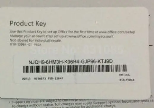 lost my key code for microsoft office 2013