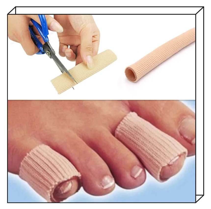 

15cm Fabric Gel Bandage Tube For Finger Toe Separator Brace Calluses Protectors Feet Pain Relief Guard