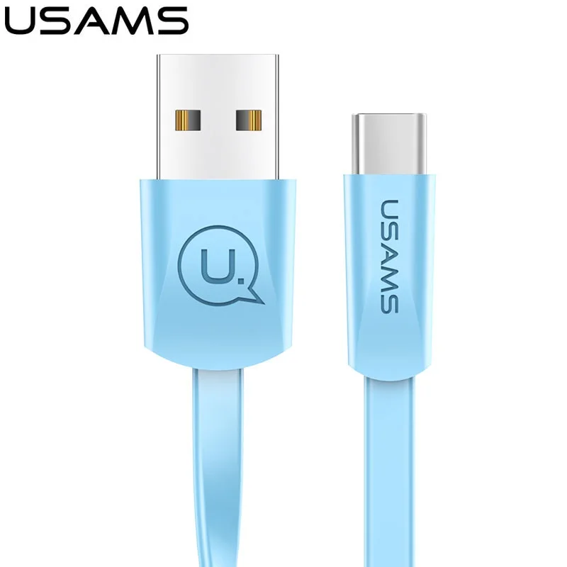 

USAMS Brand Type-C Cable For Samsung Huawei Xiaomi Universal Type C Phone Tablet Devices 2.0A Data USB Charging Cable , 1.2M