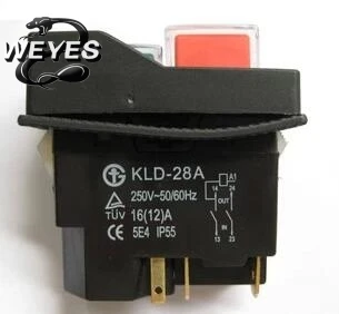 KLD-28A 5E4 IP65 220v Магнитный взрывозащищенный кнопочный переключатель Магнитный стартер электромагнитные переключатели