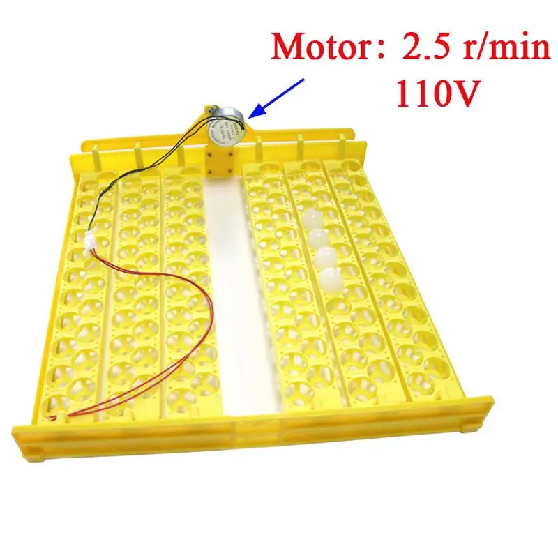Новинка 132, инкубация для яиц, птиц, Автоматически поворачивает яйца, попугай, перепелиный инкубационный лоток, оборудование для инкубации птицы - Цвет: 110V