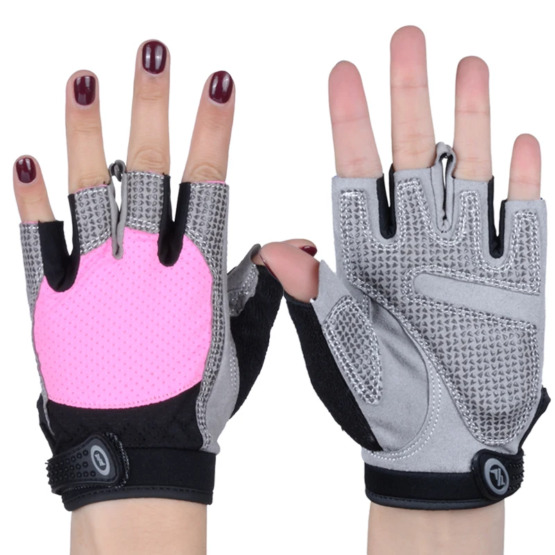 

NO PAIN NO GAIN Fitness Weight Lifting Gloves Breathable Women Man Anti-skid Protective Sports Gloves Gym Training Sport 206