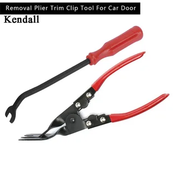 

2pcs Auto Fastener Removal Tool Car Door Panel Upholstery Engine Cover Fender Clips Repair Tools Installer Clip Plier Tools