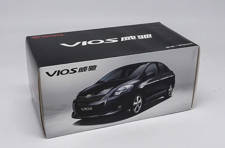 1:18 Toyota Vios 2008 литая под давлением модель автомобиля игрушка дверь может быть открывается для детей подарки на день рождения Коллекция игрушек