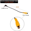 RCA to 2.5mm AV IN Converter Cable for Car Rear View Reverse Parking Camera to Car DVR Camcoder GPS Tablet ► Foto 3/3