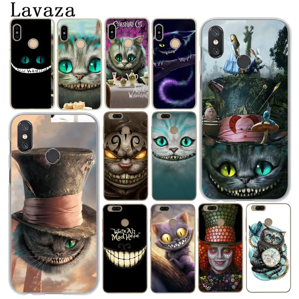 Чехол для телефона Lavaza Alice in Wonderland чеширский Xiaomi MI 10 9 9T CC9 CC9E A3 Pro 8 SE A2 Lite A1 6 pocophone f1