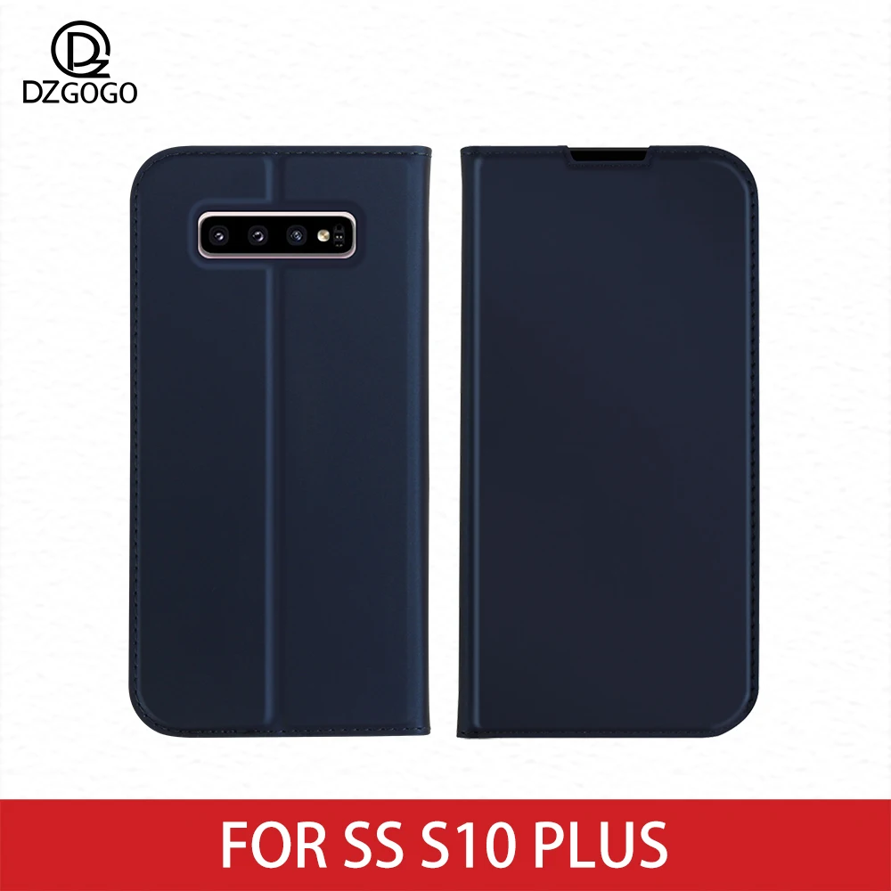 DZGOGO для samsung S10plus чехол из искусственной кожи флип телефона кошелек карт деловой