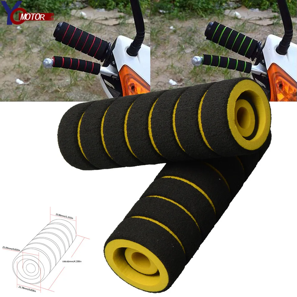 FOR 690 R Soft Nonslip Motorcycle 22MM HandleBar Grips Hand Handle Grip Bicycle FOR SUZUKI Bandit 650S DL1000/V-STROM