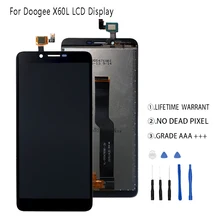 Original For Doogee X60L LCD Display+Touch Screen Digitizer For Doogee X60L Display Screen LCD Assembly