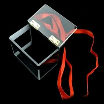 

Transparent box prophecy box close-up magic tricks magic props