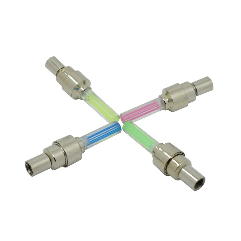 

Hot Sale Bicycle Cycling Tyre Wheel Valve Lamp High Quality Neon Firefly Spoke LED Bike Lights Lamp One Piece Whole with Battery