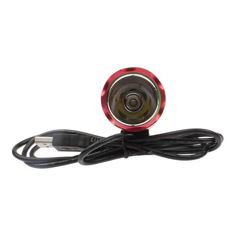 

ISHOWTIENDA Usb Rechargeable Bike Light Front 3000 Lumen XML T6 USB Interface LED Bike Light Headlamp Headlight 3Mode Front