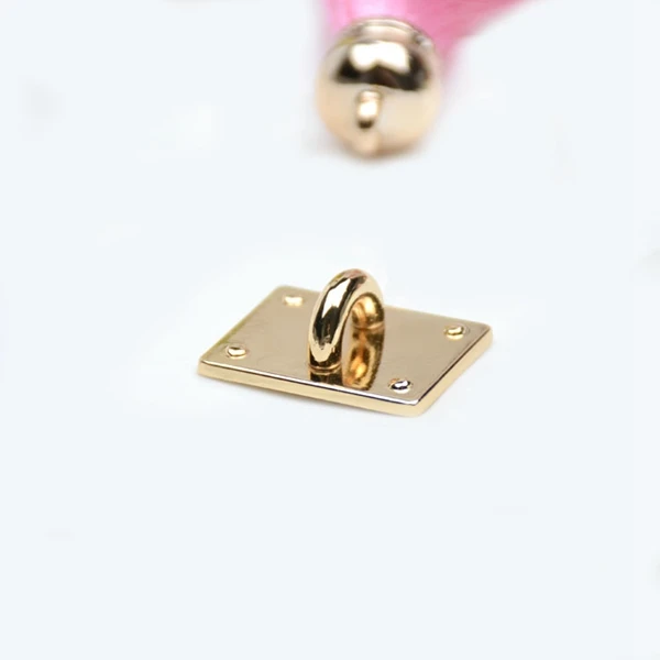 

10PCS 27*22*10mm Mobile phone accessories diy metal hook golden circle