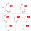 LUSHAZER 10pcs/lot Carbon Steel Fishing Hooks Jig Crank Big Bass Hook Lead Jig Head Crank Barbed Hook for Soft Fishing Lure ► Photo 2/6