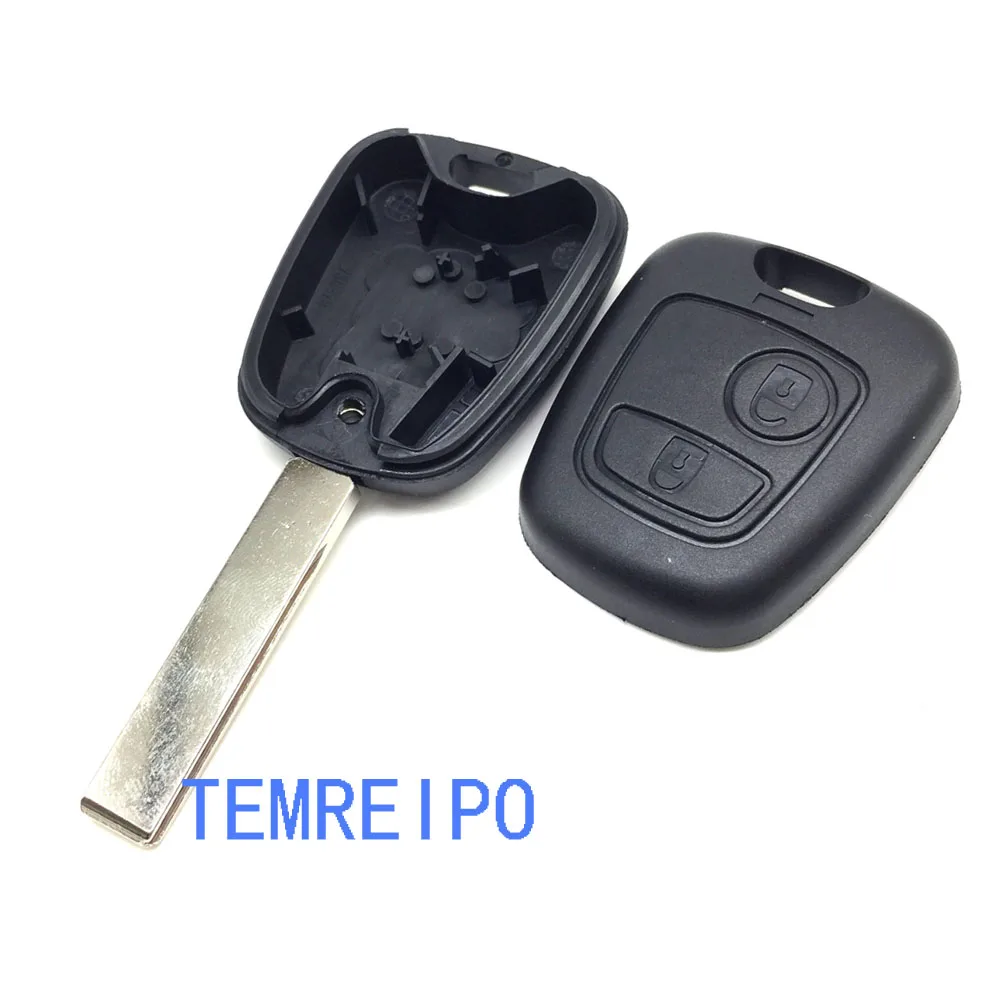 2 Button Uncut Blade Remote Car Key Case Shell Fob For Citroen C1 C2 C3 / Pluriel C4 C5 C8 Xsara Picasso | Автомобили и мотоциклы