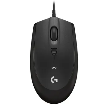 

Logitech G90 Ergonomic Mouse Both Hands Wired Mouse 2500DPI Optical mouse for computer ergonomische muis 718#3